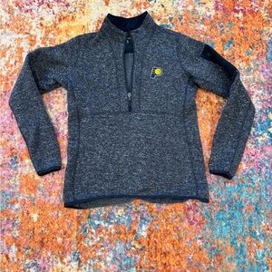 Antigua Indiana Pacers Quarter Zip Pullover Women’s Medium NBA Team Sweatshirt